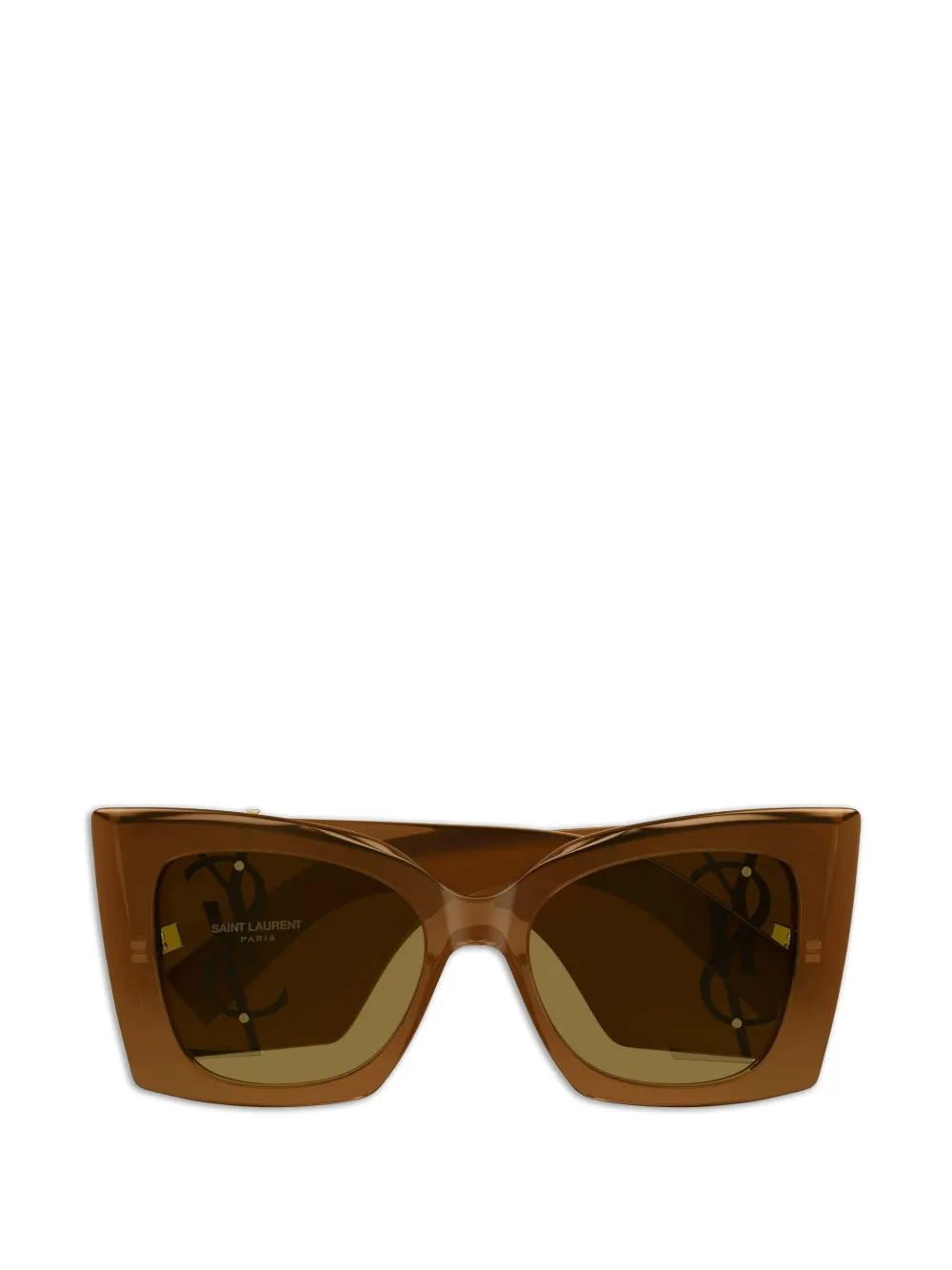 Saint Laurent Eyewear SL M119 Blaze Crystal cat-eye sunglasses - Marrone