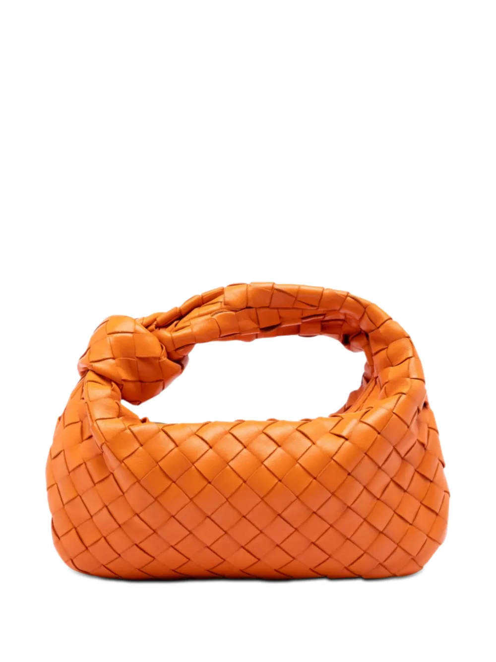 Bottega Veneta Pre-Owned 2012-2025 Mini Nappa Intrecciato Jodie hobo bag - Arancione