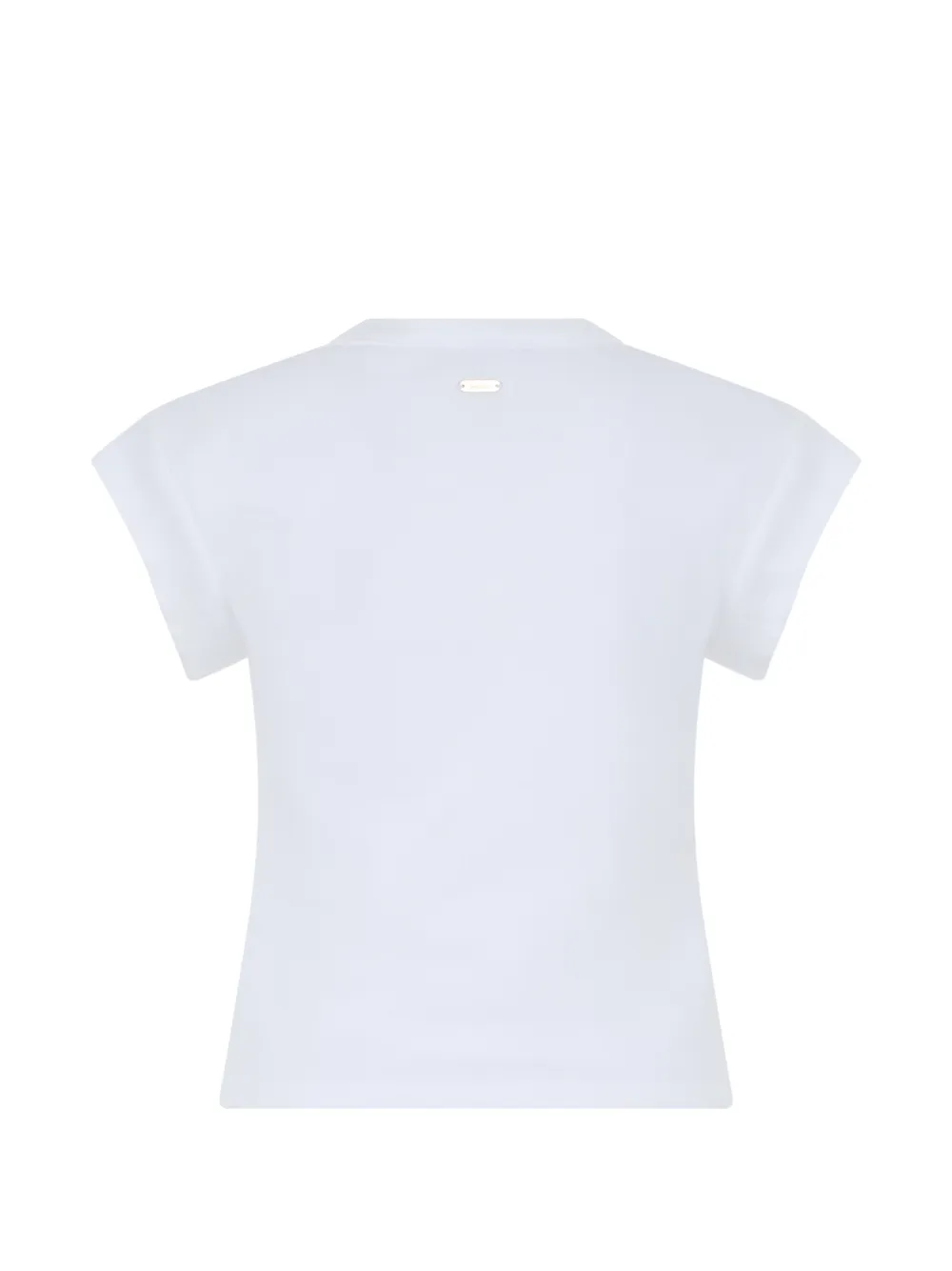Barbour Verona geribbeld T-shirt Wit