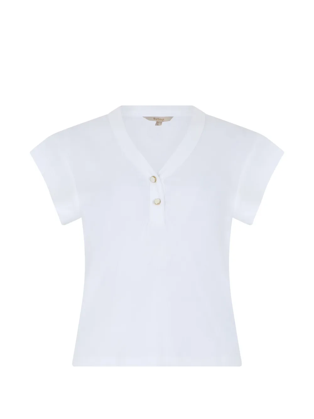 Barbour Verona ribbed T-shirt - Bianco