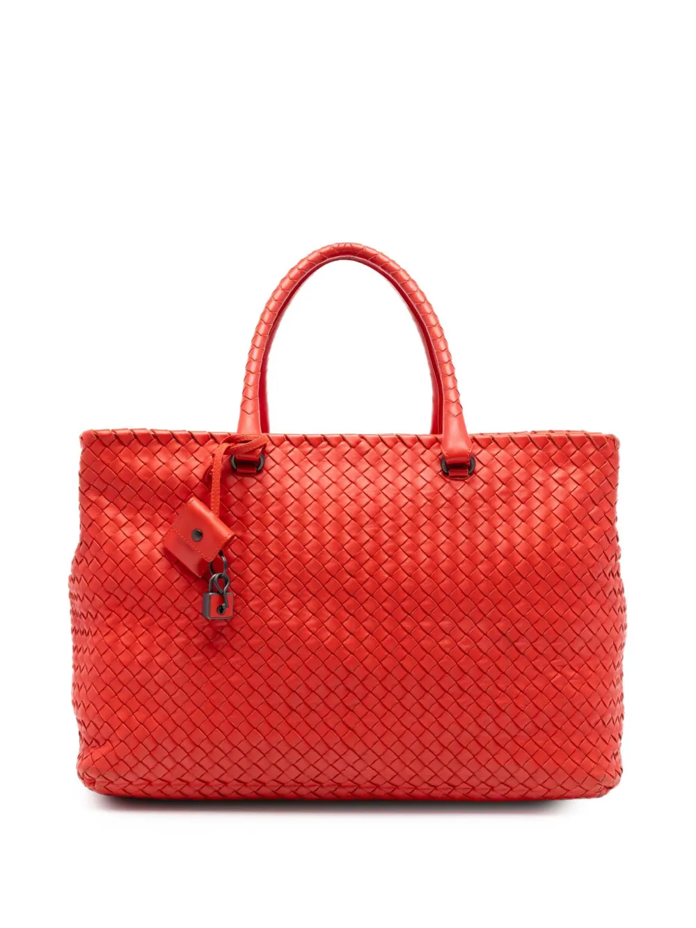 Bottega Veneta Pre-Owned 2011 Nappa Intrecciato Brick tote bag - Orange