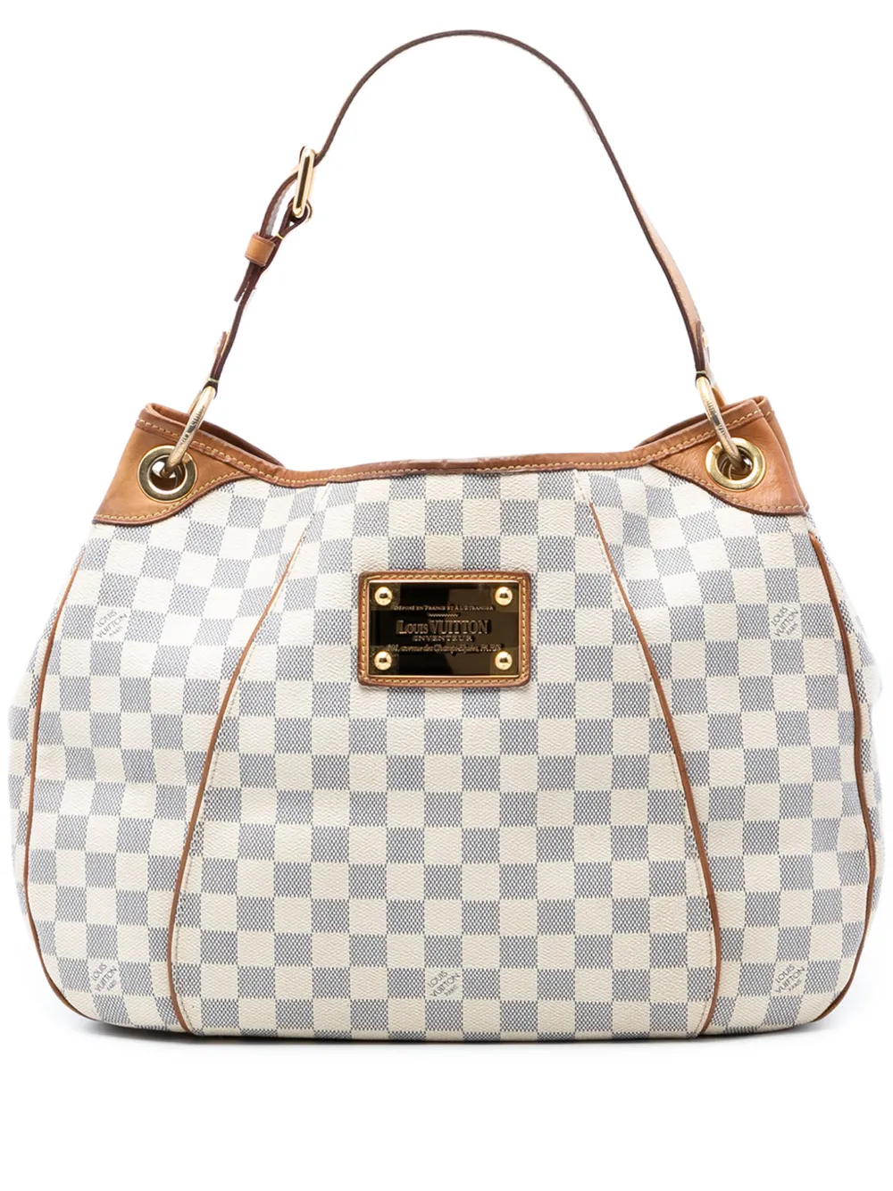 Louis Vuitton Pre-Owned 2009 Damier Azur Galliera PM shoulder bag - Bianco