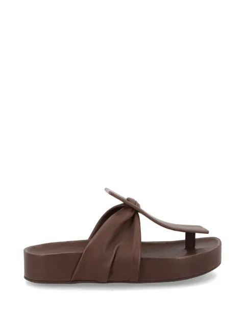 Uma Wang knott-detail strap slides