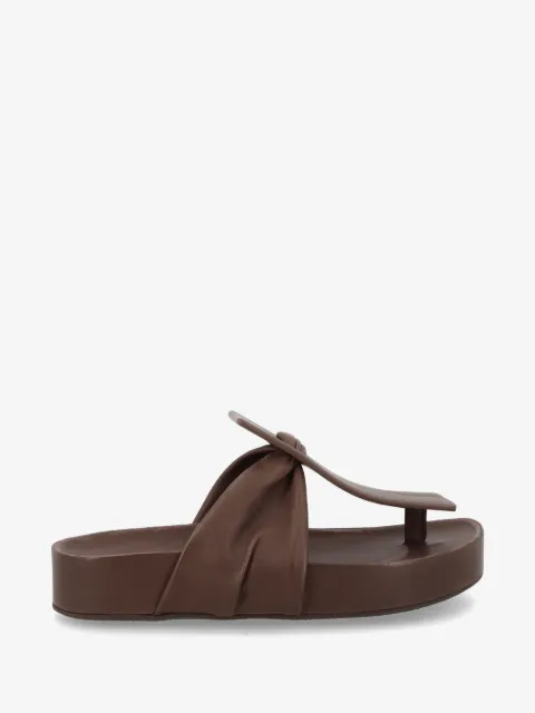 Uma Wang Slippers met geknoopt detail