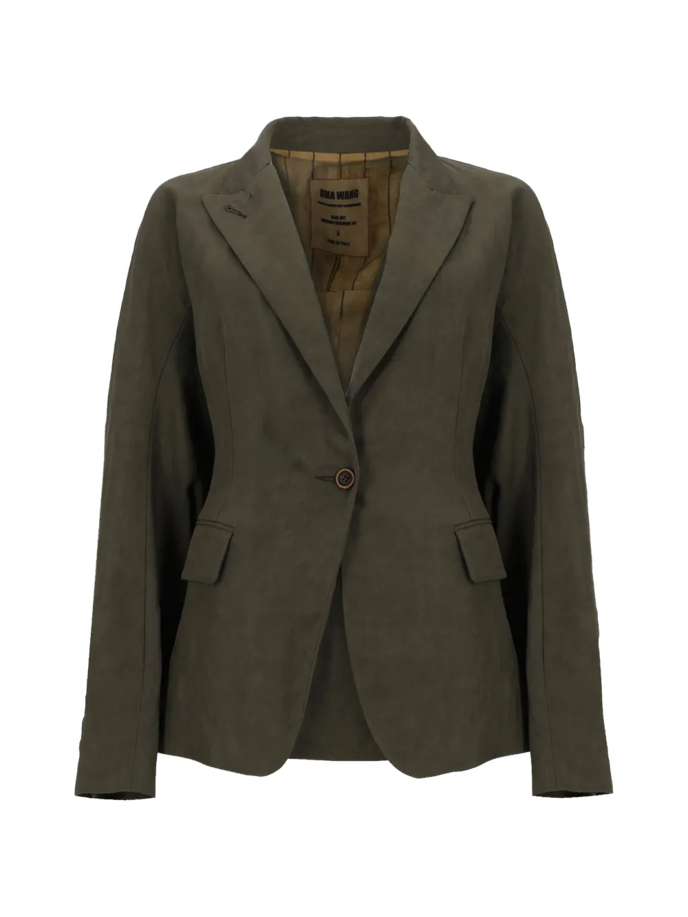 Uma Wang single-breasted blazer - Green