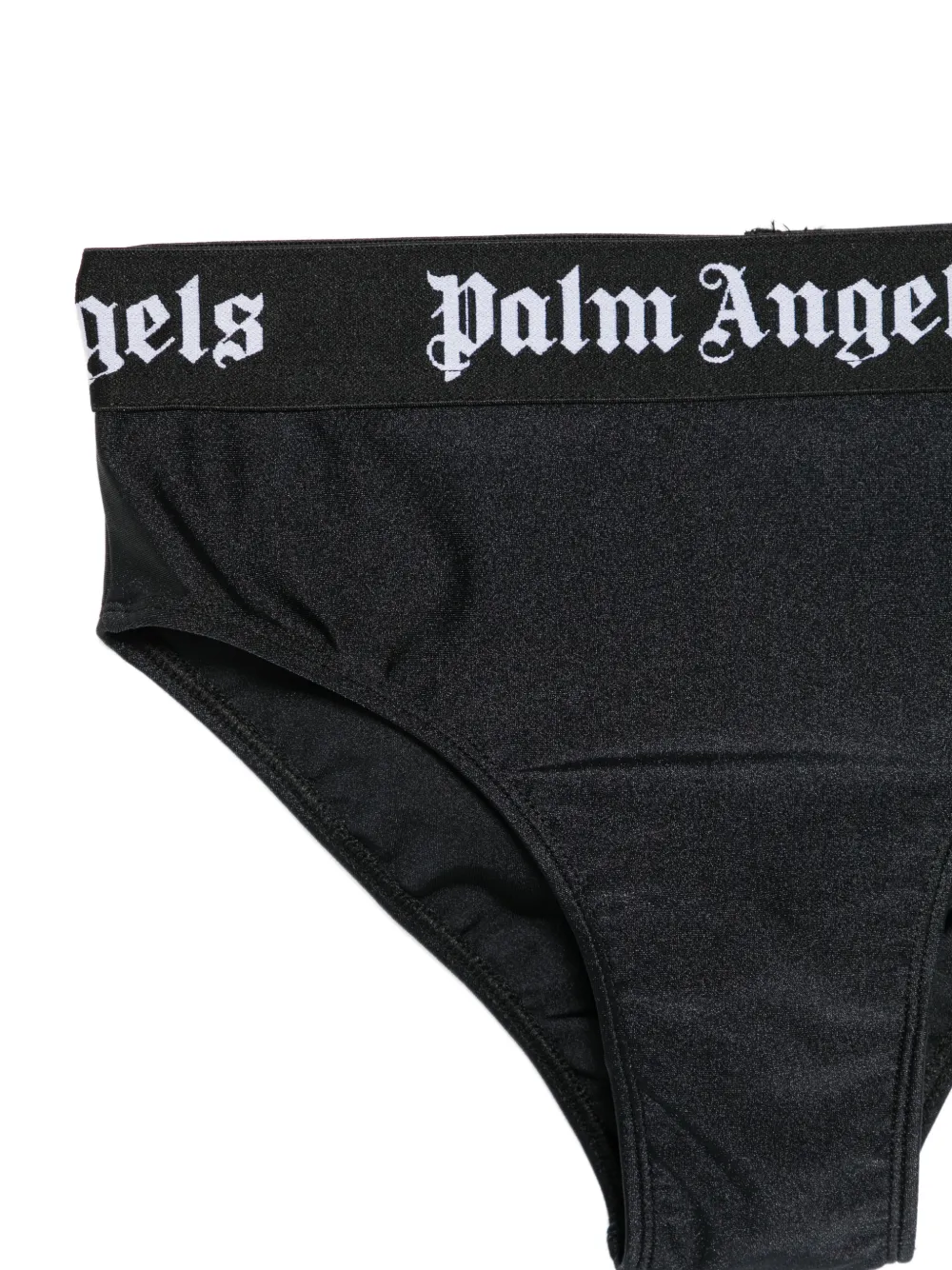 Palm Angels Kids Bikini met logoband Zwart