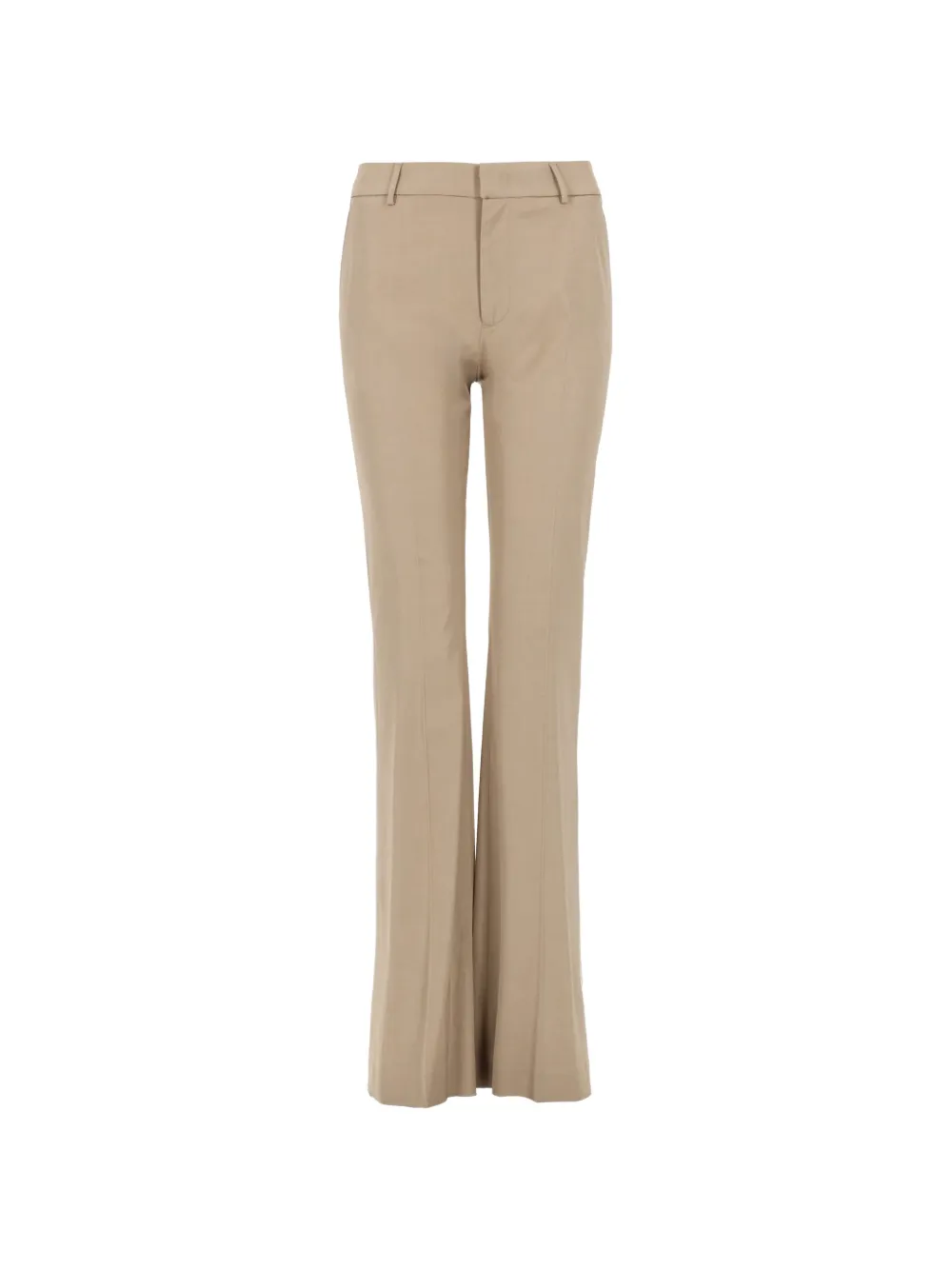 PT Torino pressed-crease flared trousers - Nude