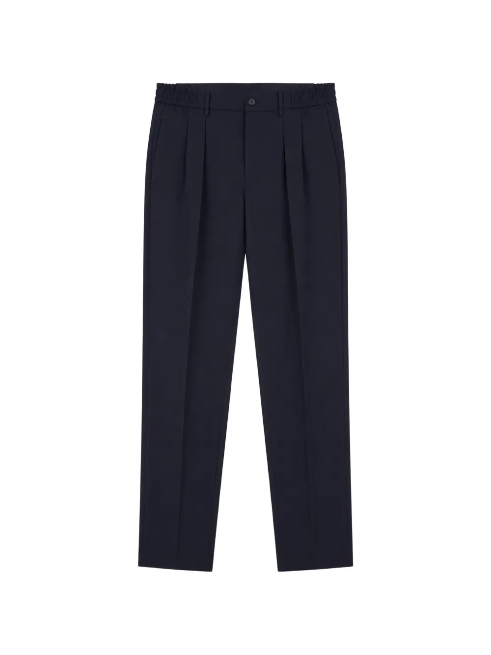 Tagliatore pleated elasticated-waistband trousers - Blau
