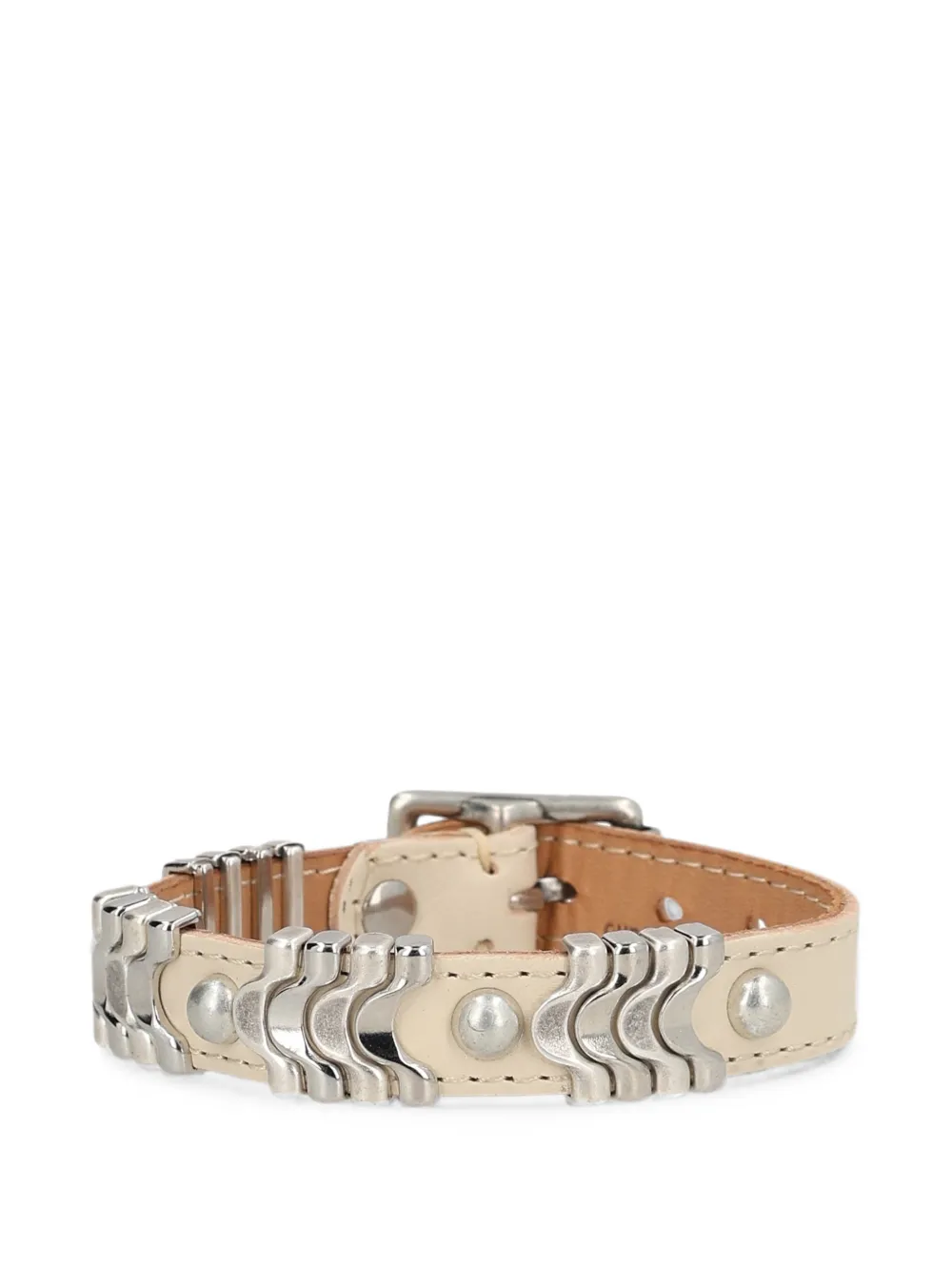 OUR LEGACY studded leather bracelet - Toni neutri