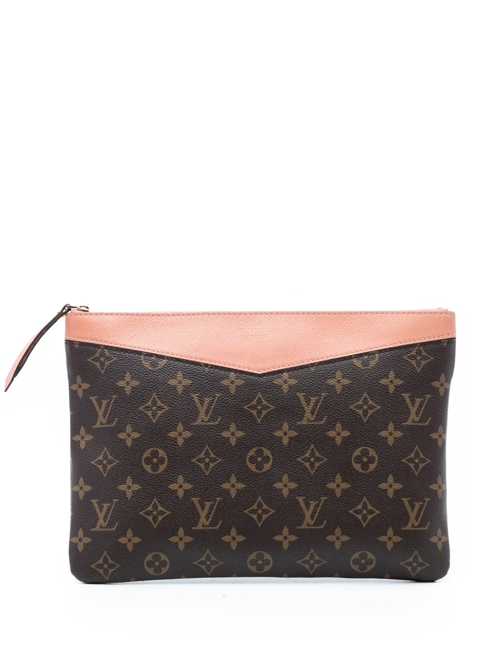 Louis Vuitton Pre-Owned 2017 Monogram Daily Pouch clutch bag - Marrone