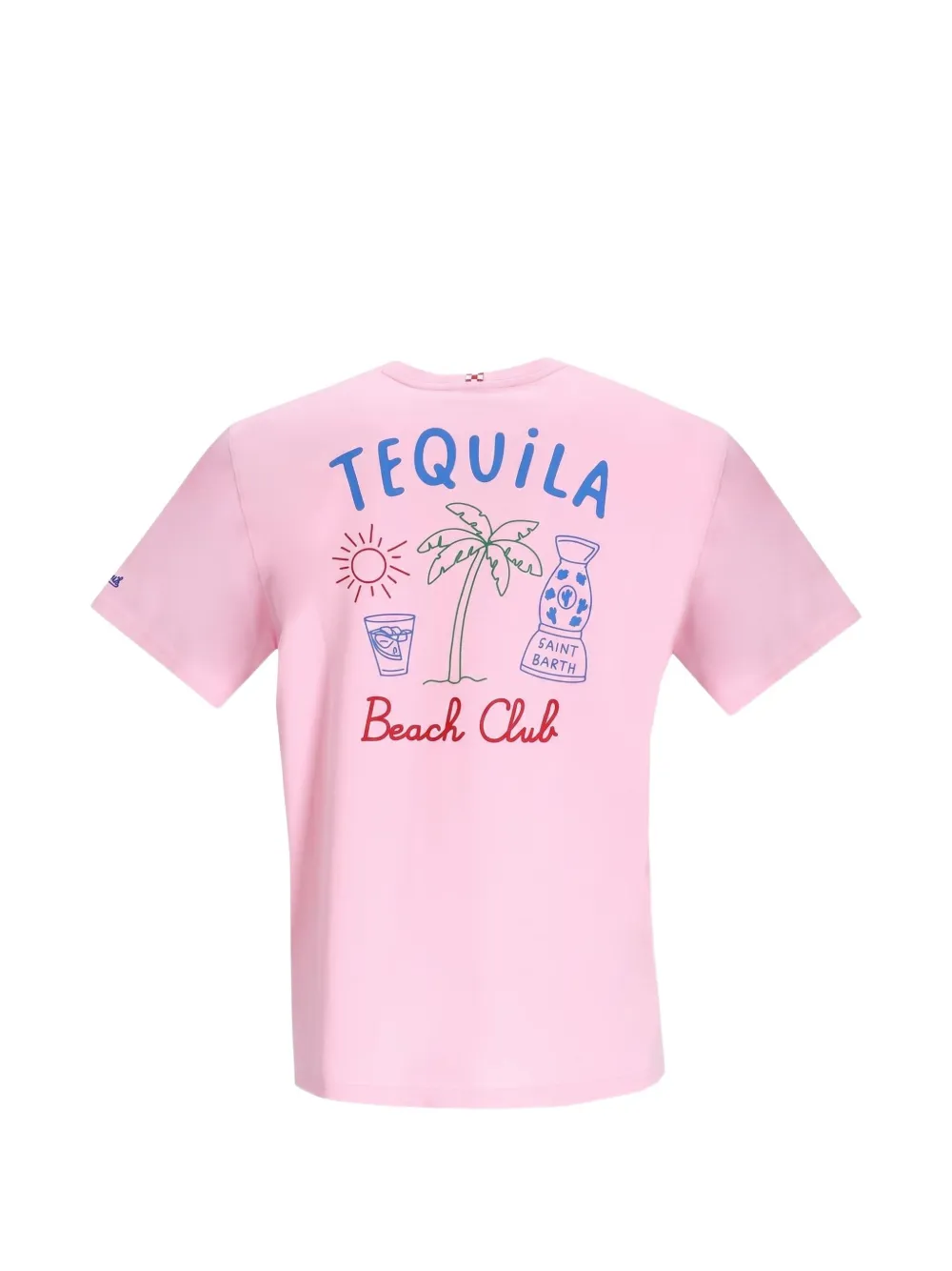 MC2 Saint Barth Portland graphic-print T-shirt Roze