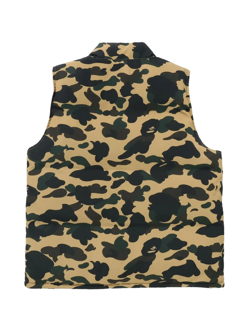 A BATHING APE 1st camo reversible gilet Beige