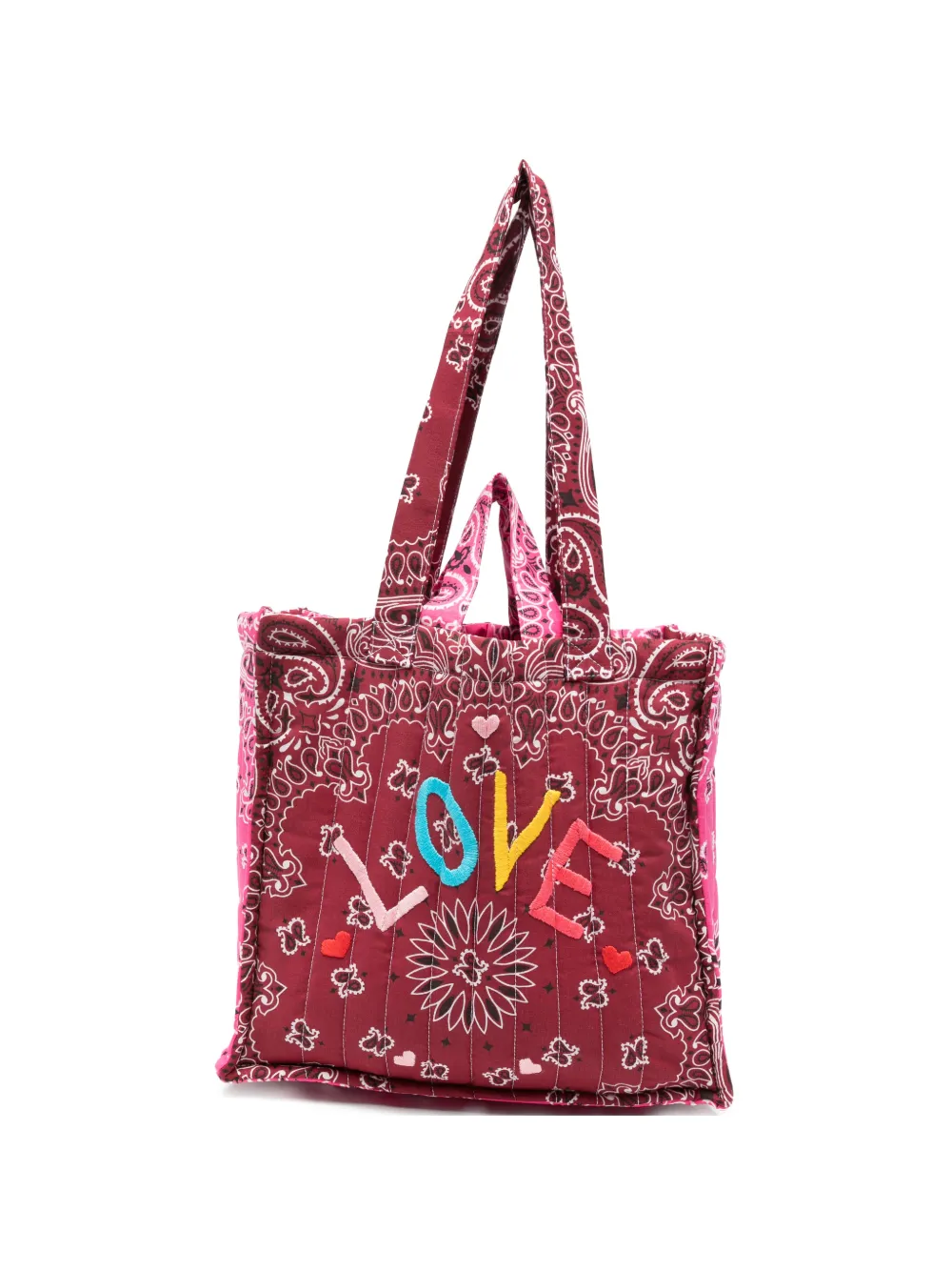 Call It By Your Name paisley-print tote bag - Rosso