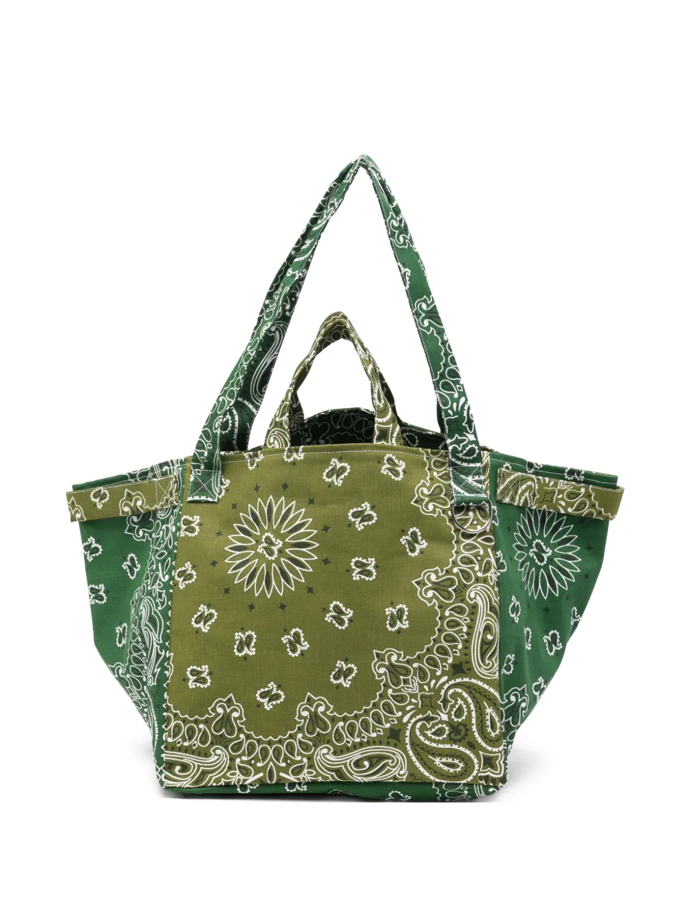 Call It By Your Name bandana-print tote bag - Verde