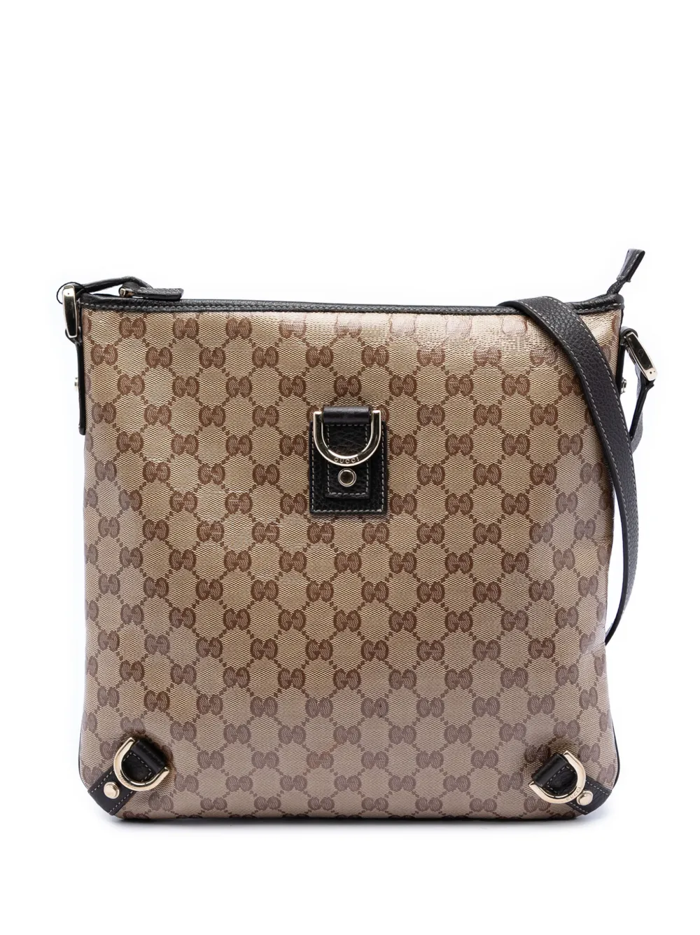 Gucci Pre-Owned 2016-2026 GG Crystal Abbey D Ring crossbody bag - Toni neutri