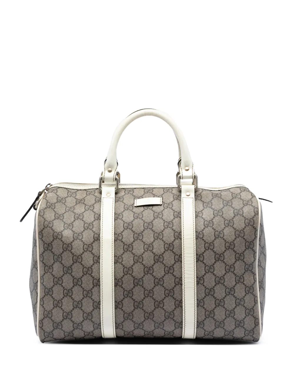 Gucci Pre-Owned 2016-2026 Medium GG Supreme Joy boston bag - Weiß