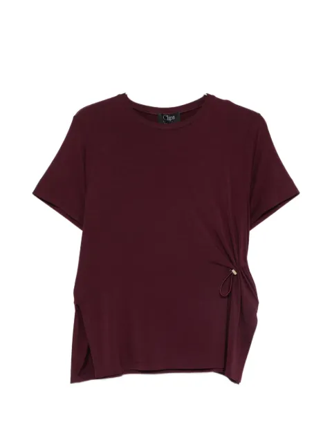 Clips drawstring sweater