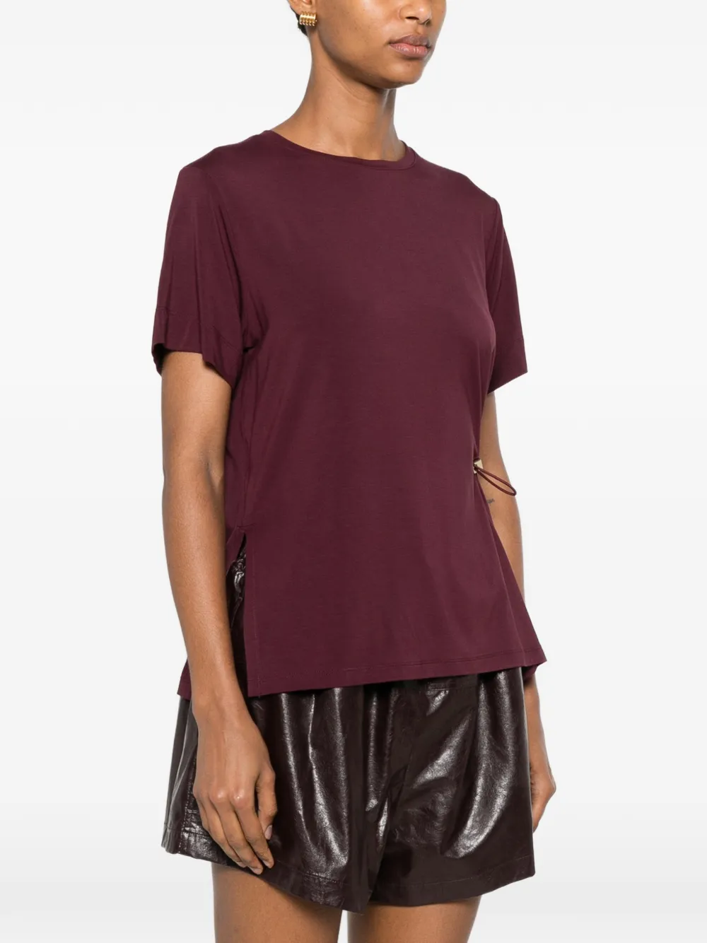  Clips Drawstring Sweater - Rouge 