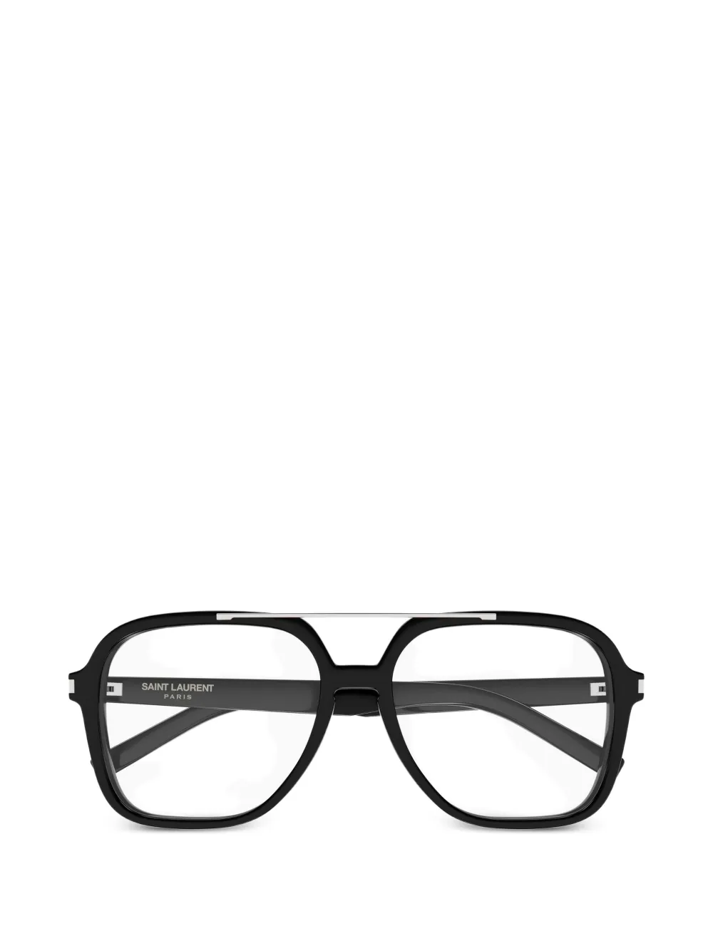 Saint Laurent Eyewear square-frame glasses - Schwarz