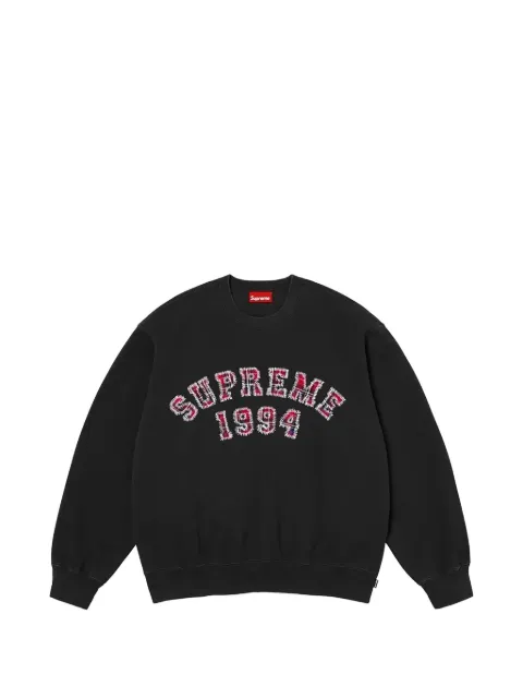 Supreme Plaid Arc crew neck sweater