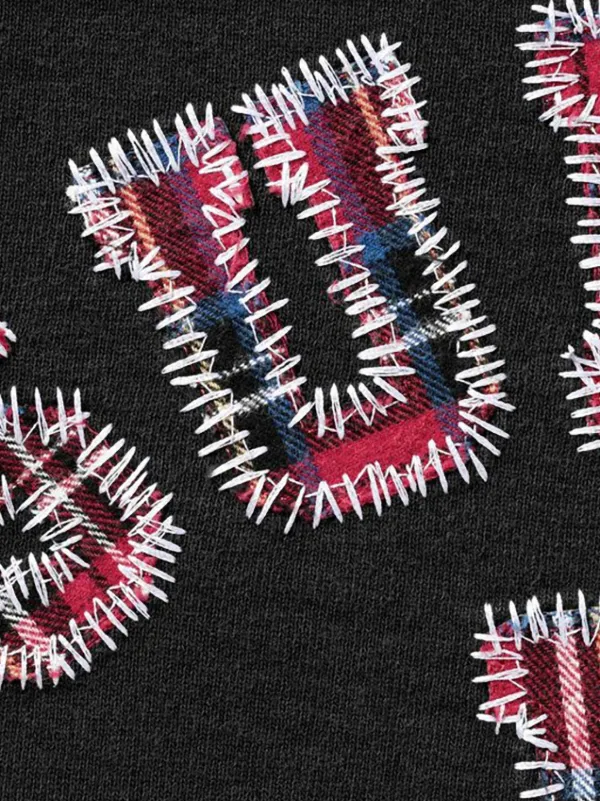 トップス 26SS Supreme Plaid Arc Crewneck Black M Supreme Plaid Arc Crew Neck Sweater | Black | FARFETCH