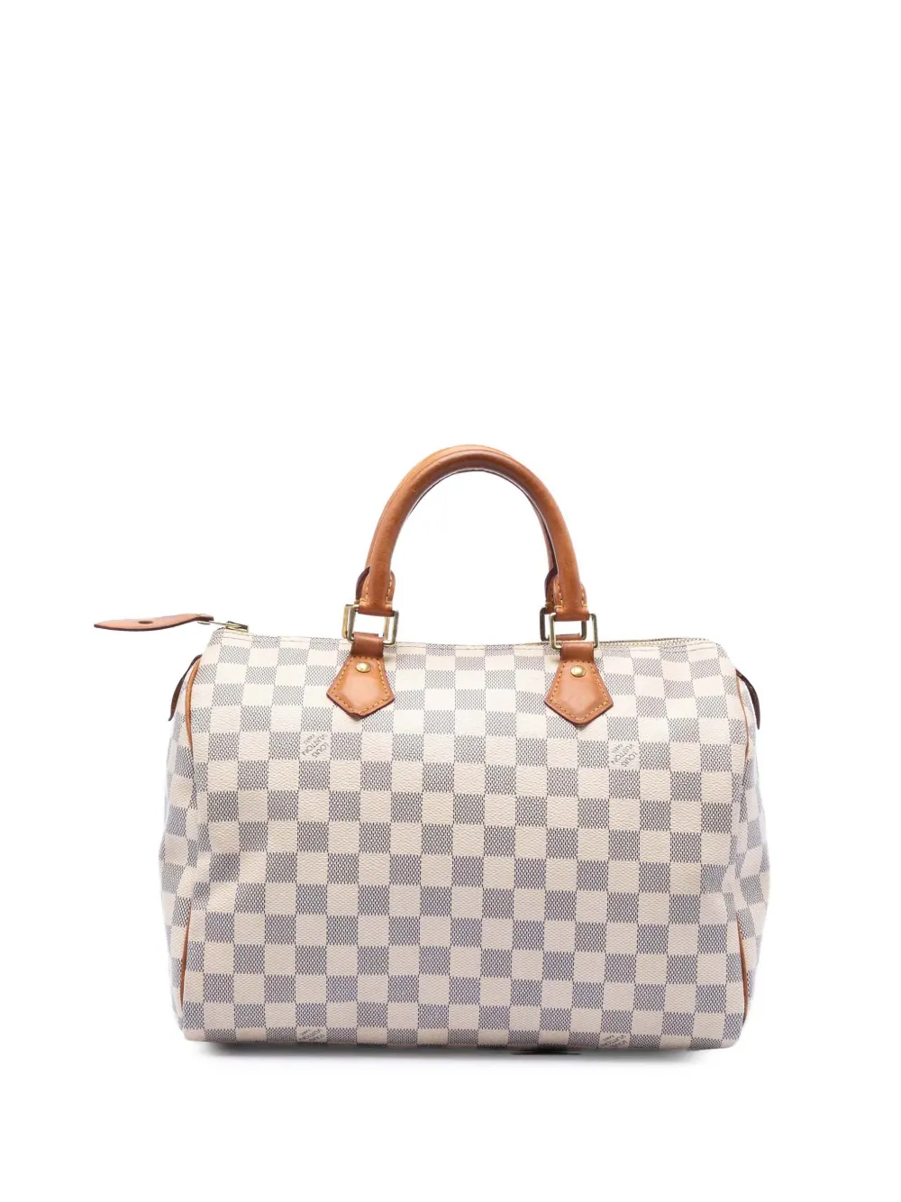Louis Vuitton Pre-Owned 2016 Damier Azur Speedy 30 boston bag - Bianco
