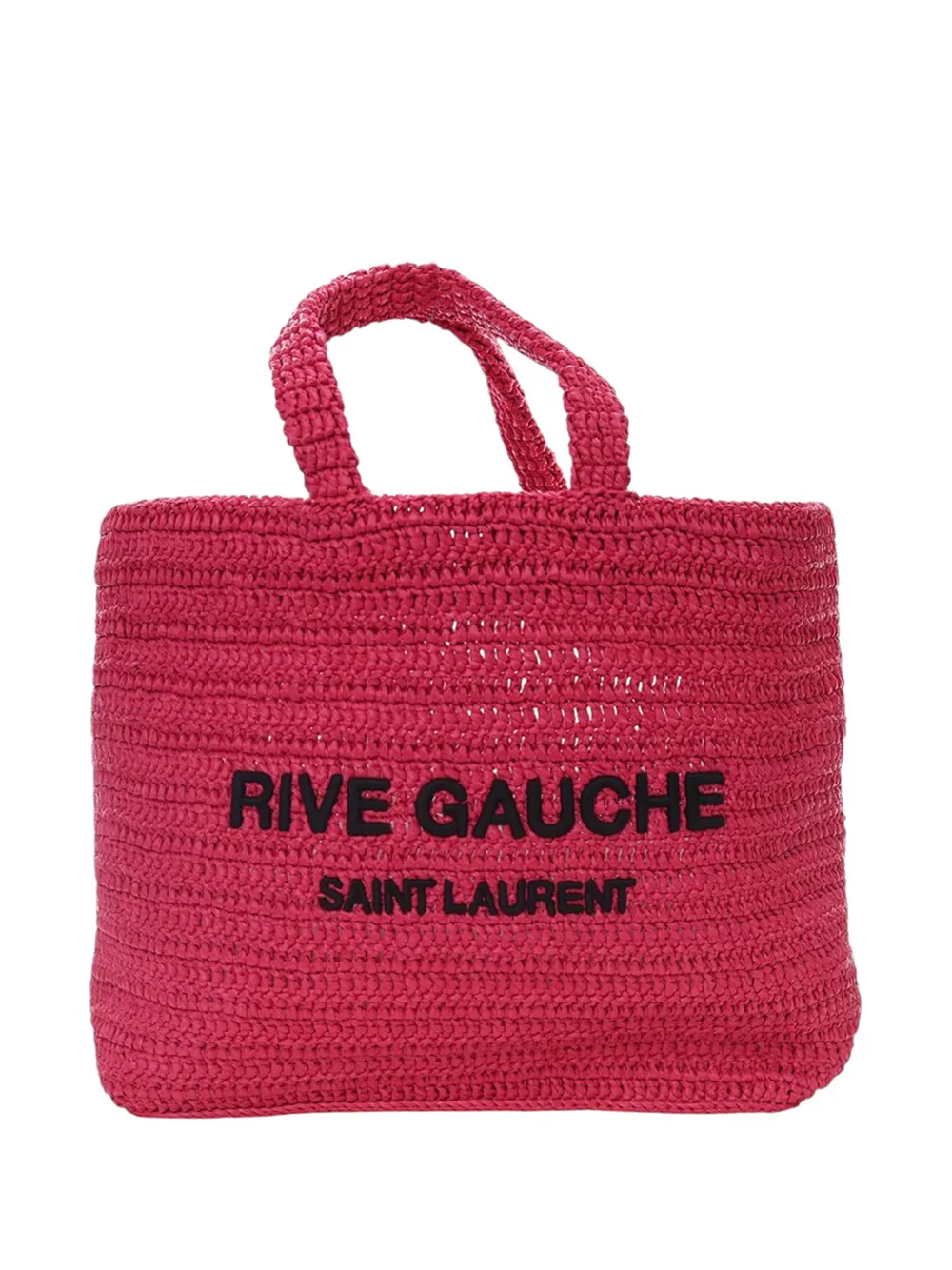 Saint Laurent Pre-Owned 2013 Raffia Rive Gauche tote bag - Rosa