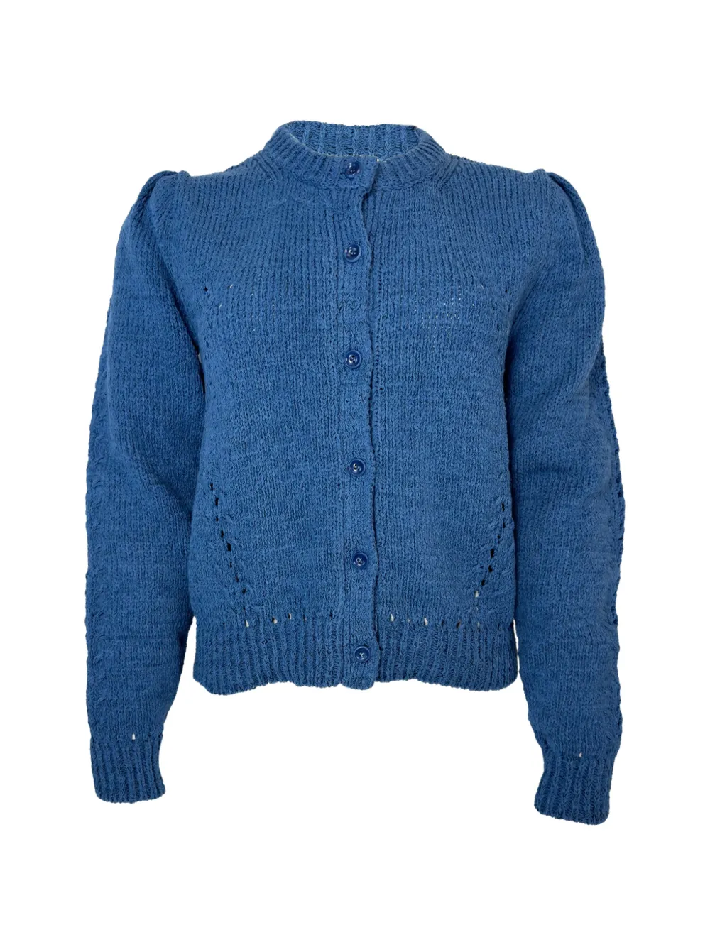 Ulla Johnson Delphina Puff-sleeved Cardigan In Blue