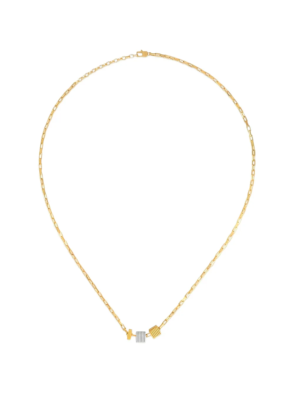 IVI Aurelia engraved charm necklace