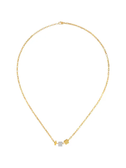 IVI Aurelia engraved charm necklace