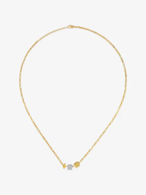 IVI Aurelia engraved charm necklace