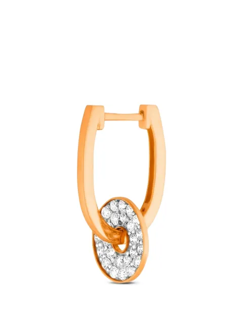GINETTE NY Donut diamond-embellished hoop earrings