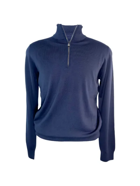 Piacenza 1733 quarter-zip merino sweater