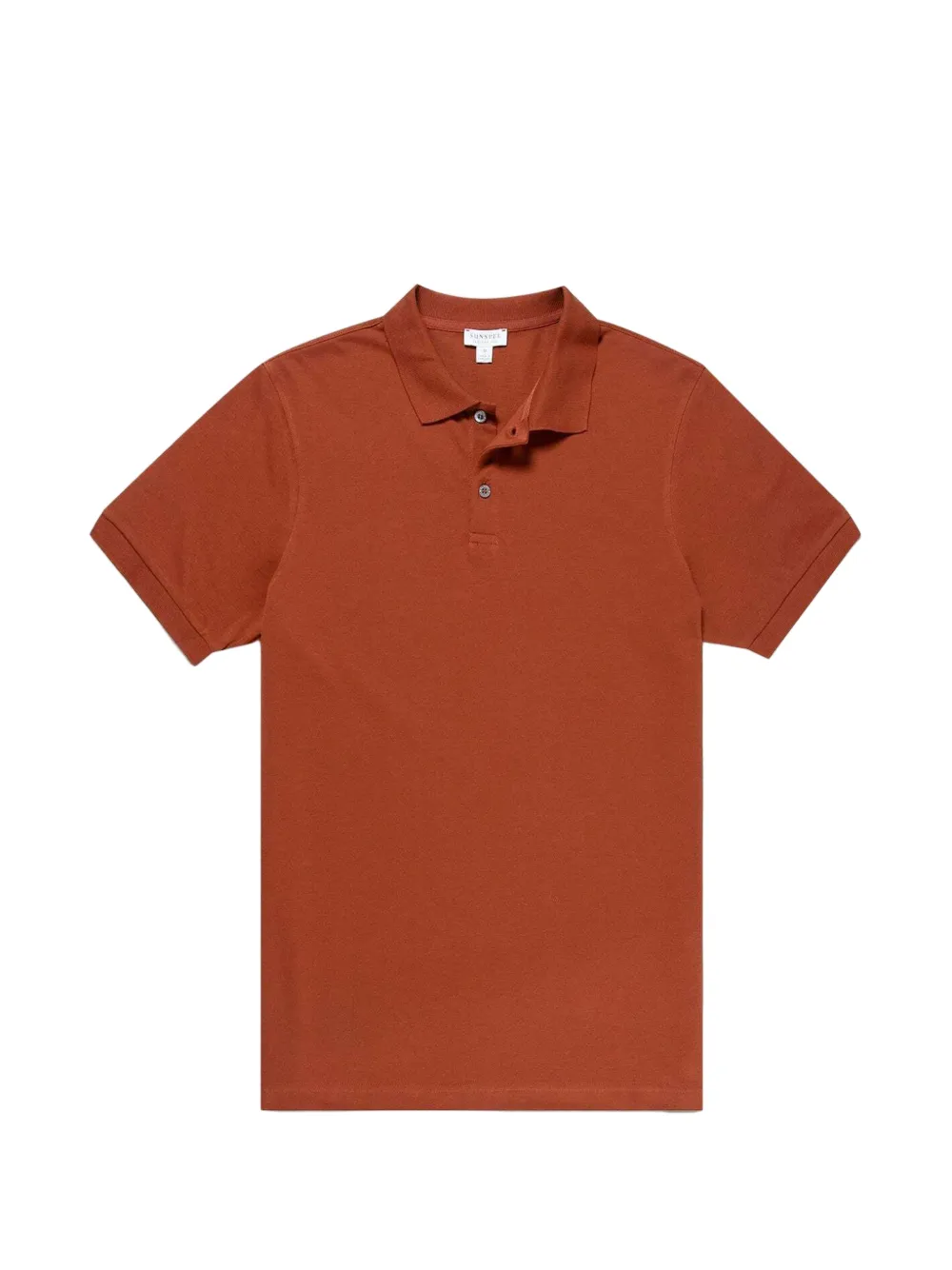 Sunspel short-sleeved polo shirt - Arancione