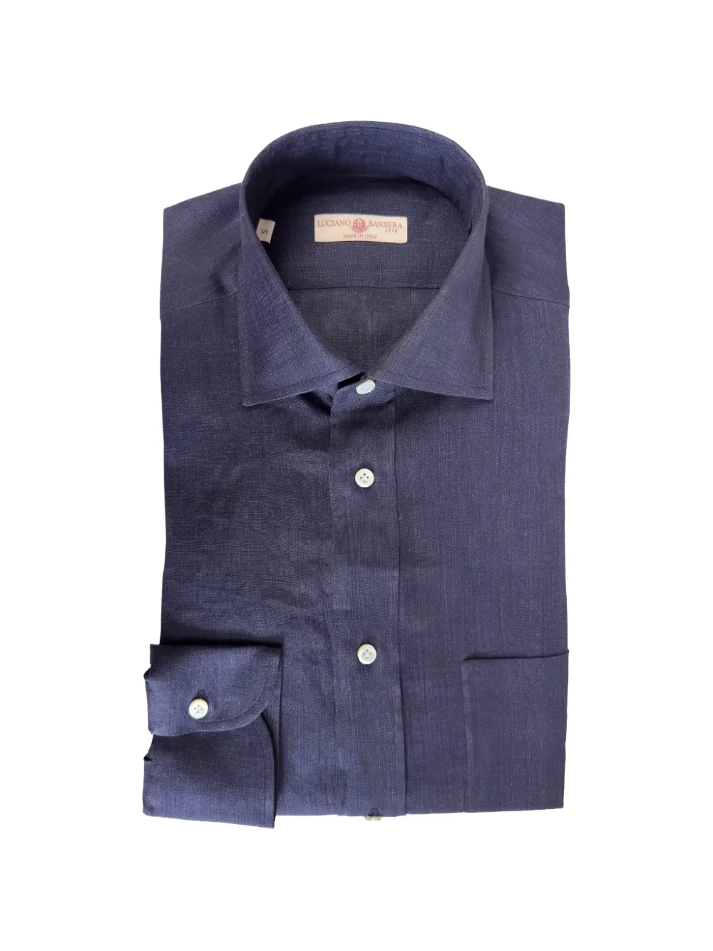 Luciano Barbera linen shirt - Blu
