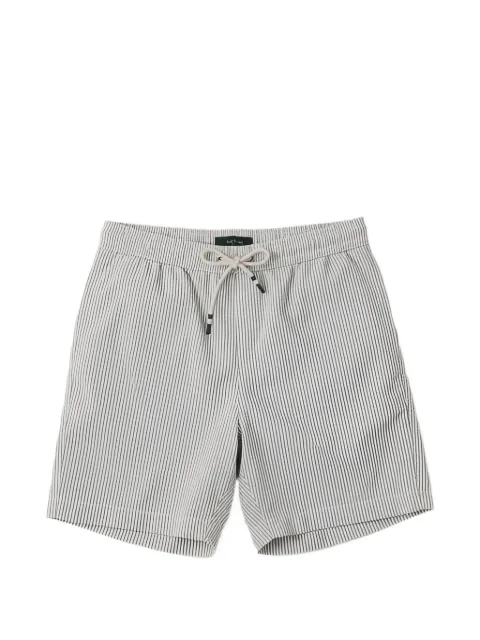 HARTFORD striped seersucker swim trunks