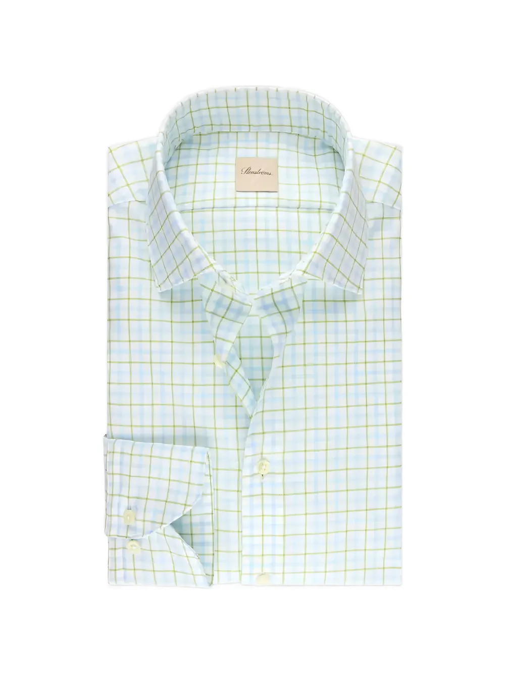 Stenströms 체크 옥스포드 셔츠 | 화이트 | Image 1