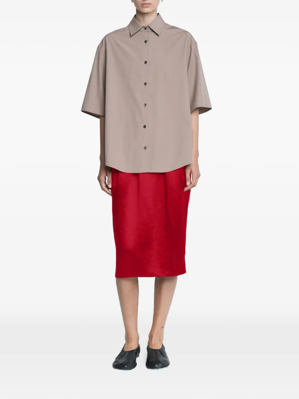 Maria McManus short-sleeve shirt - Nude