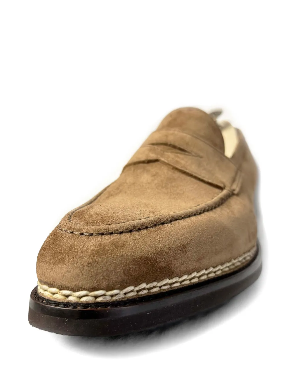 Bontoni Principe suede loafers Bruin