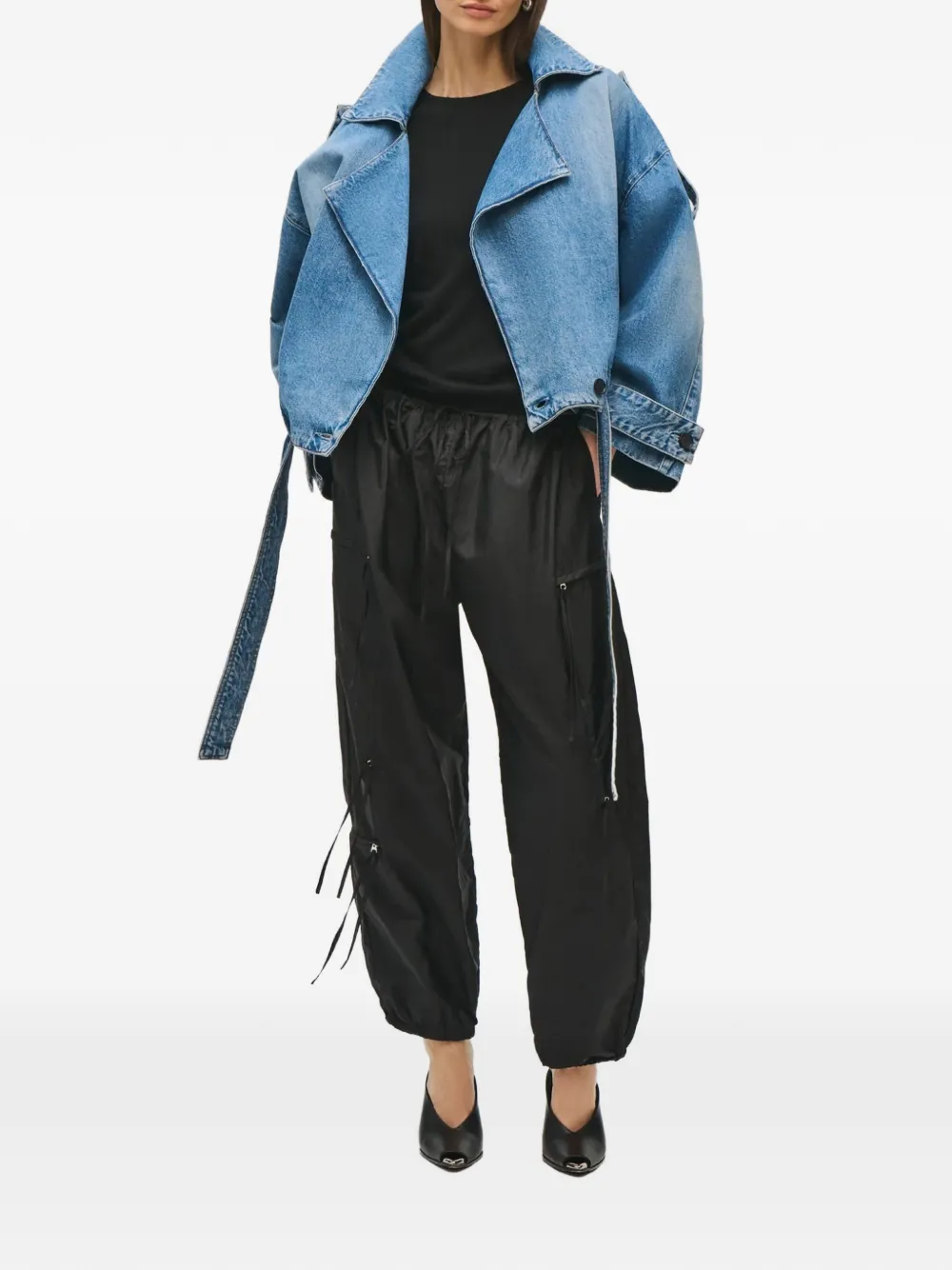  Brandon Maxwell Pantalones Cargo Scout - Negro 
