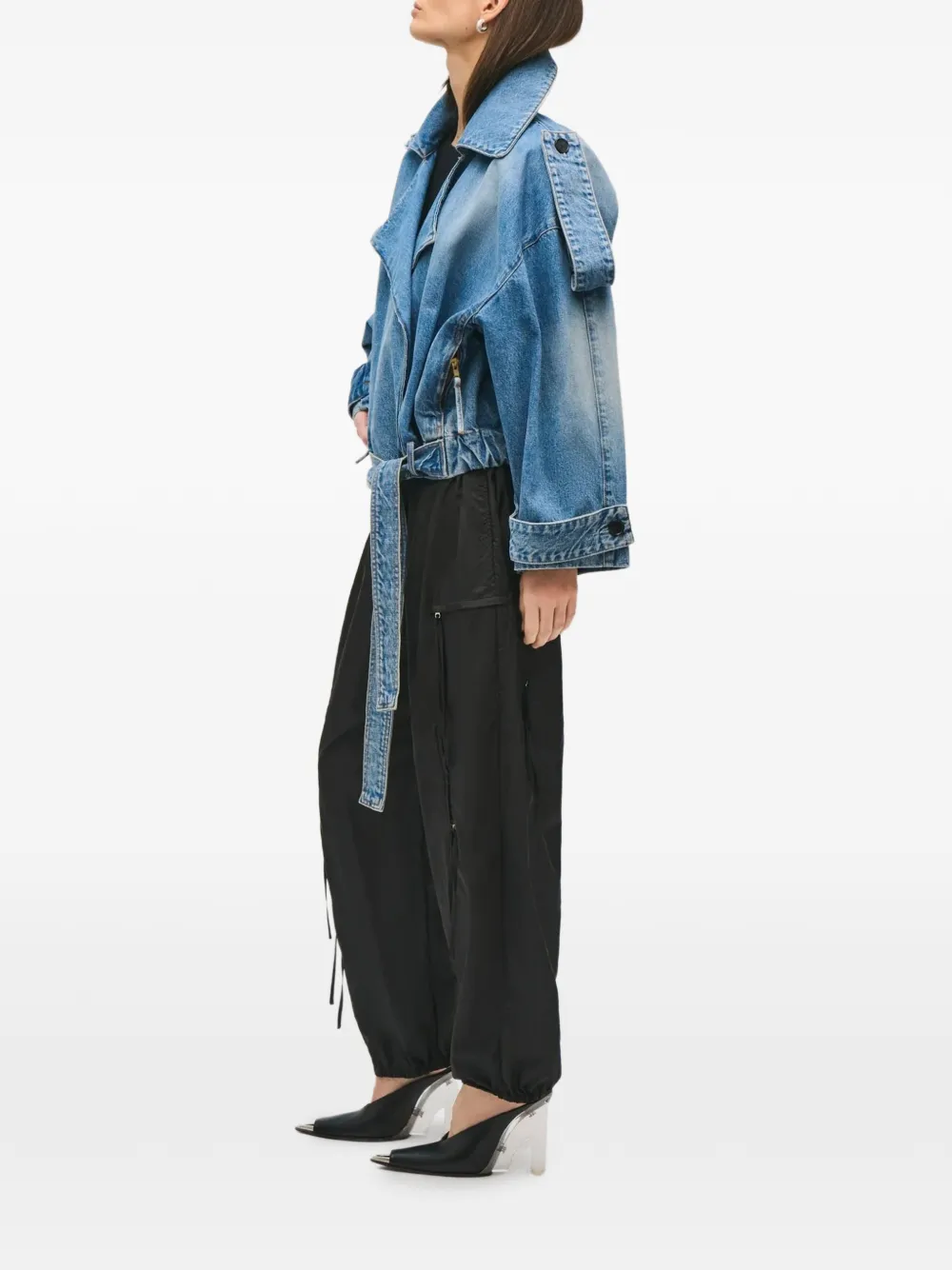  Brandon Maxwell Pantalones Cargo Scout - Negro 