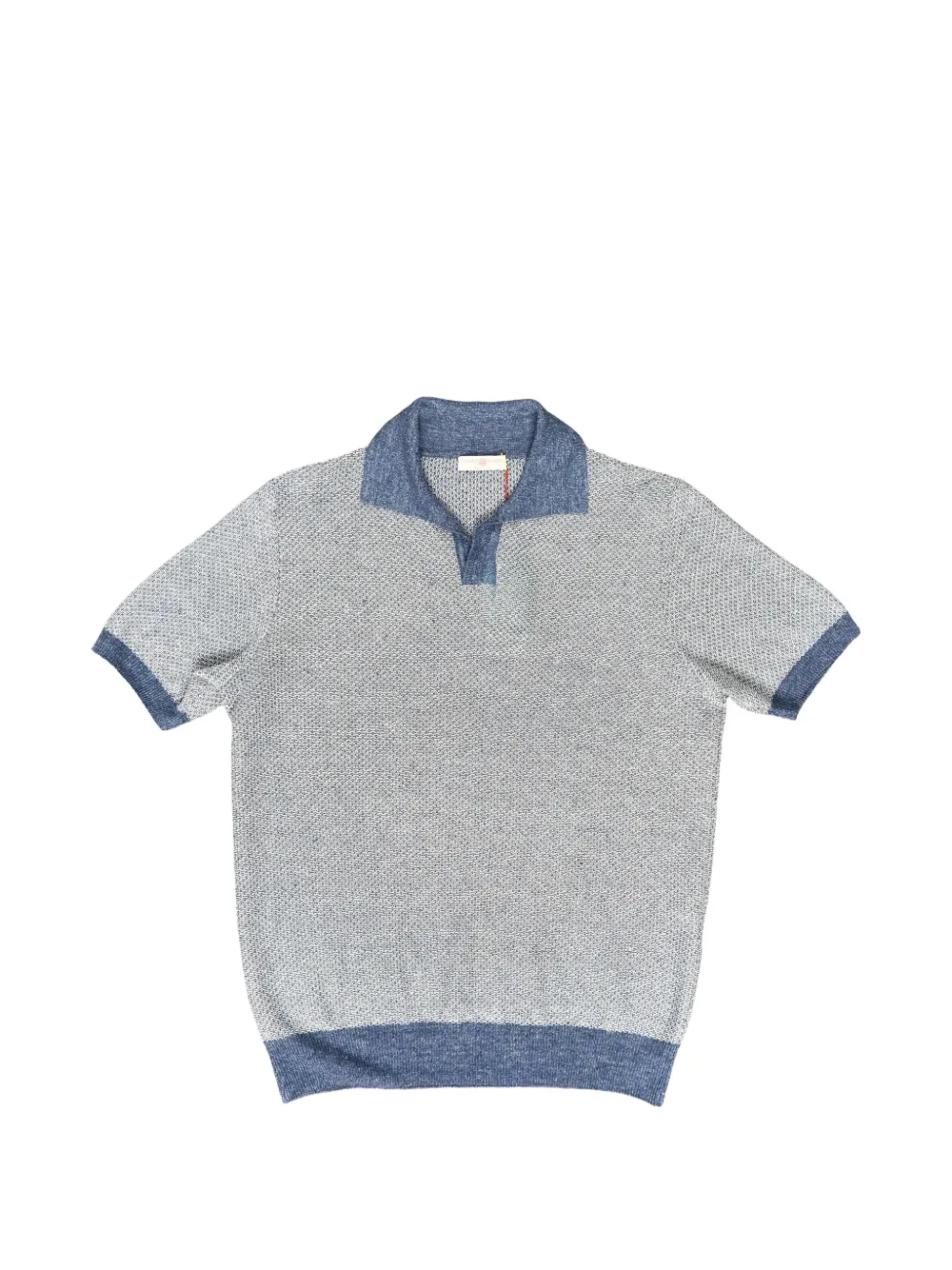 Luciano Barbera Johnny knitted polo shirt - Grigio
