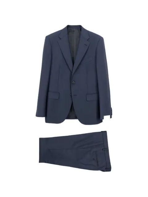 Caruso twill-weave tailored suit