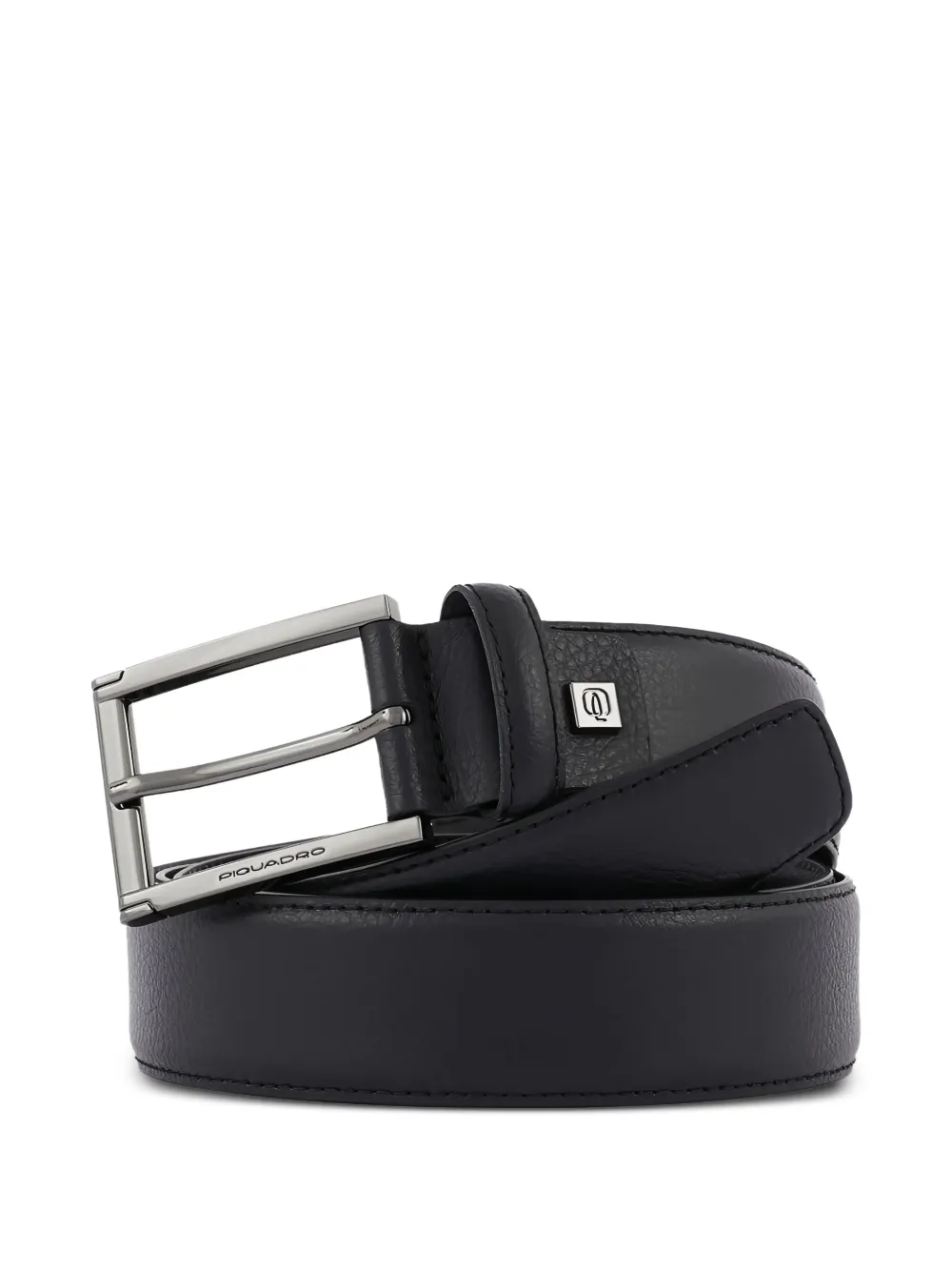 PIQUADRO prong-buckle leather belt - Schwarz