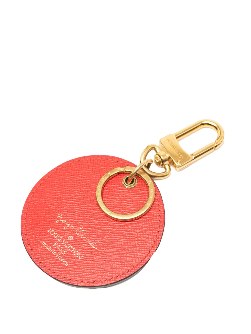  Louis Vuitton Pre-owned Porte-clés Bijou De Sac Yayoi Kusama à Monogramme Et Motif Pumpkin Dots (2012) - Rouge 