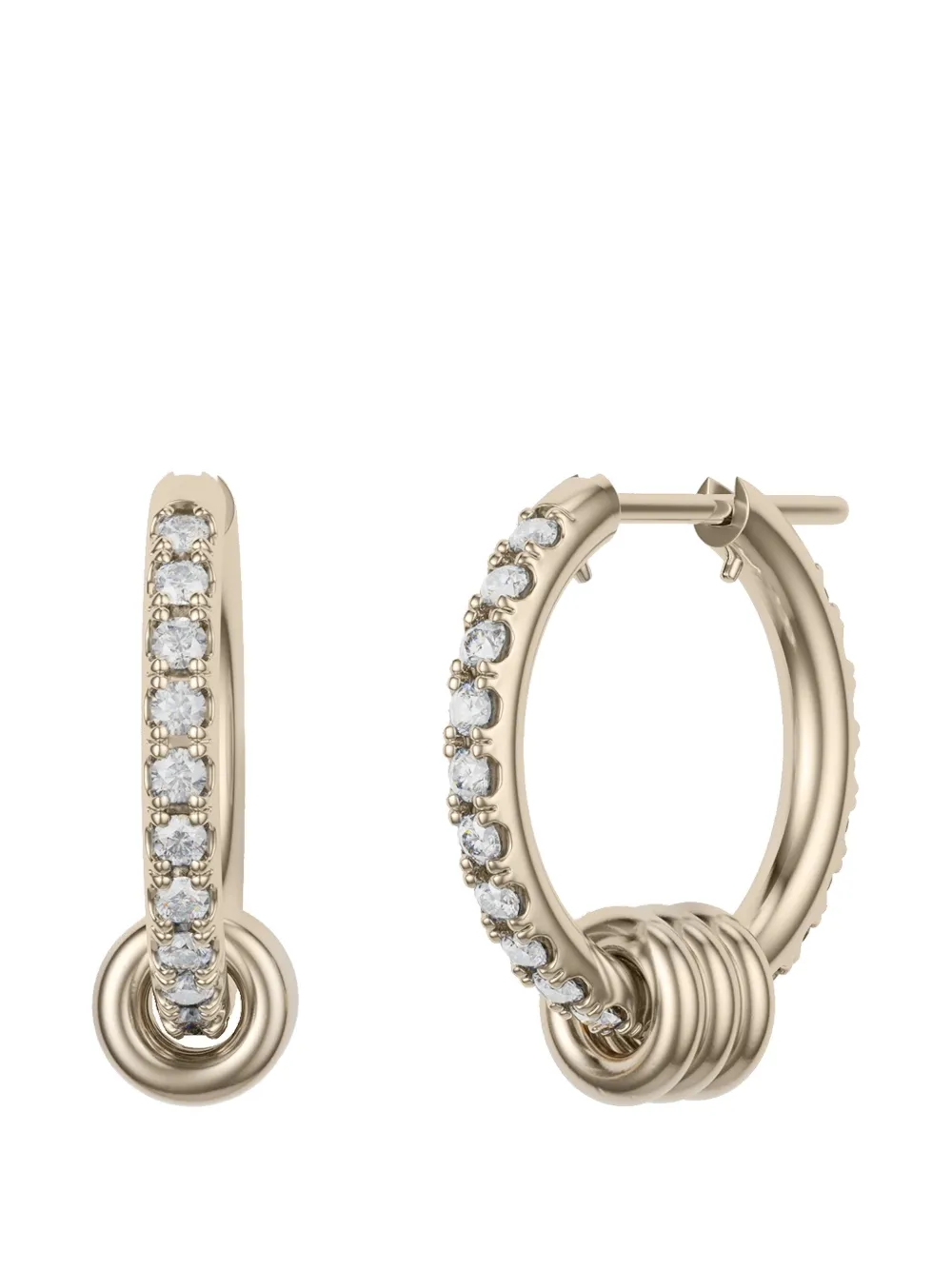 Spinelli Kilcollin Ara diamond hoop earrings - Oro