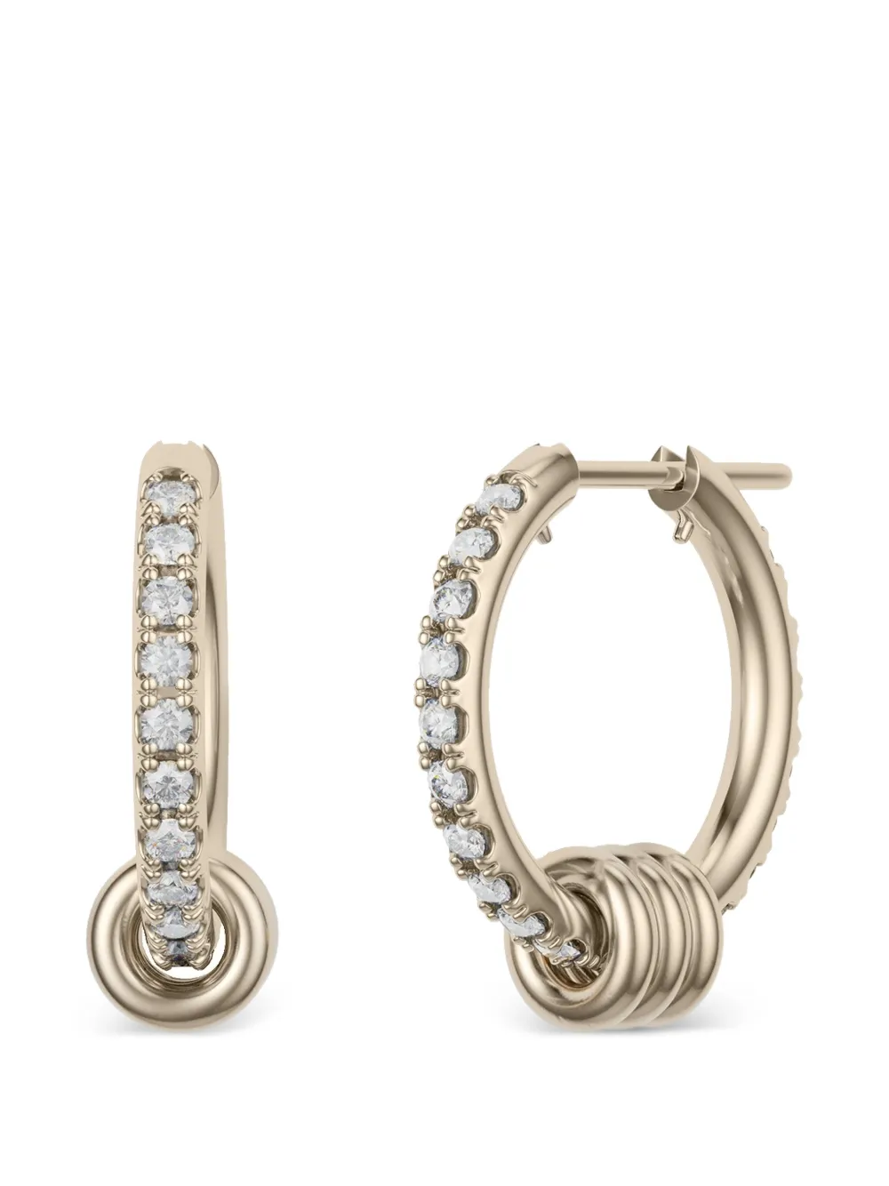 Spinelli Kilcollin Ara diamond hoop earrings - Oro