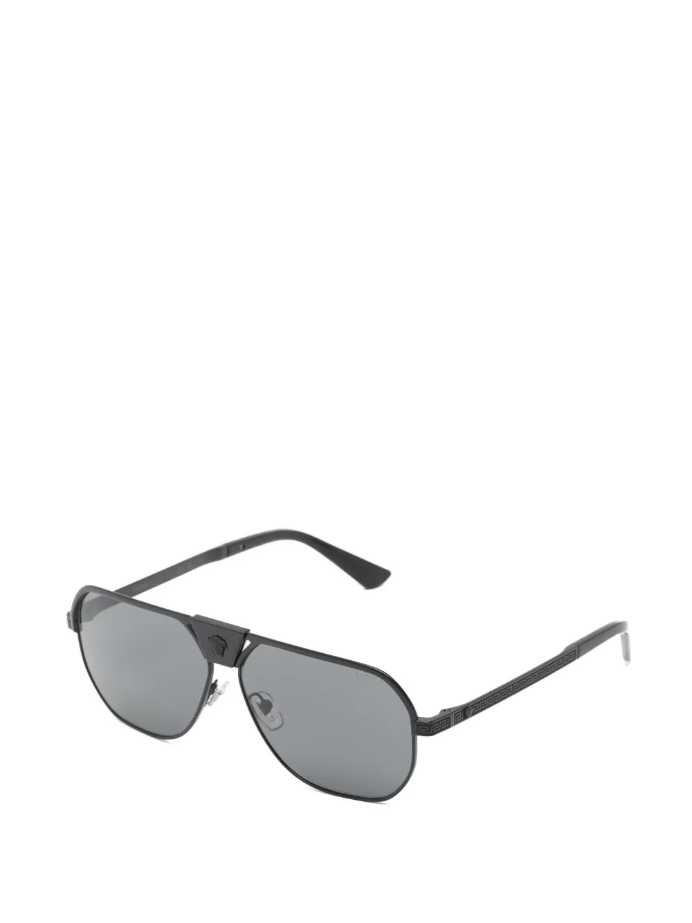 Versace Eyewear Medusa Greca zonnebril Zwart