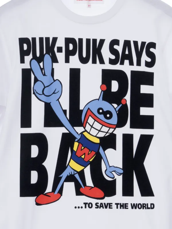 Walter Van Beirendonck Puk-Puk graphic-print T-shirt | White