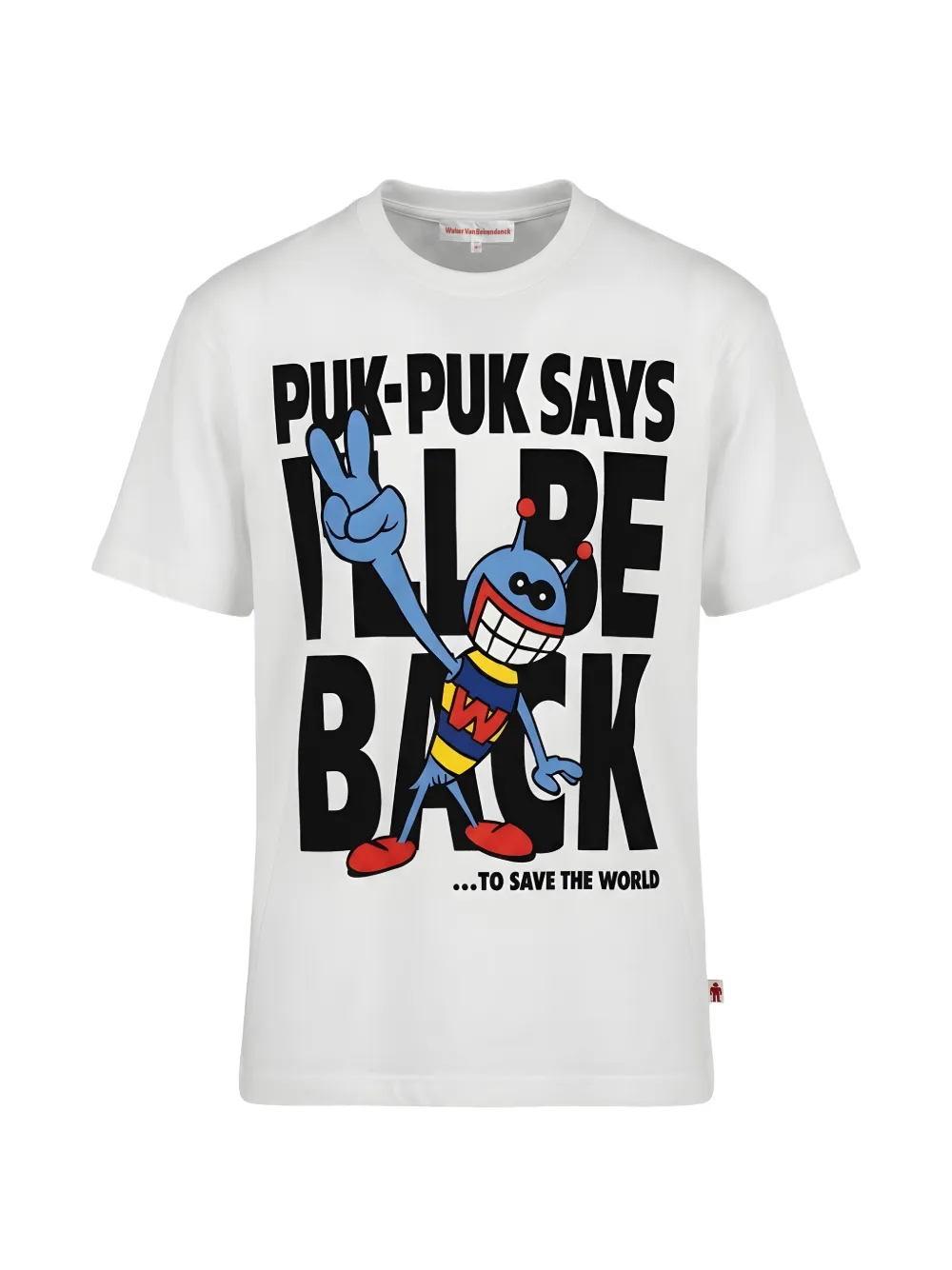 Walter Van Beirendonck Puk-Puk graphic-print T-shirt - Bianco